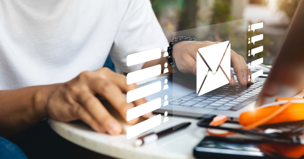 Email marketing illustration